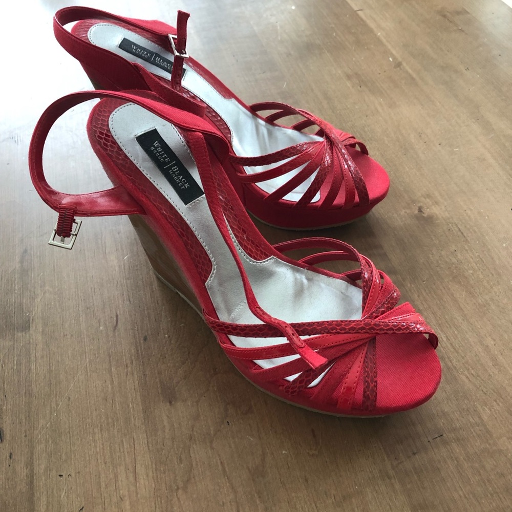 4-1/2” Wedge White House Black Market Heels
